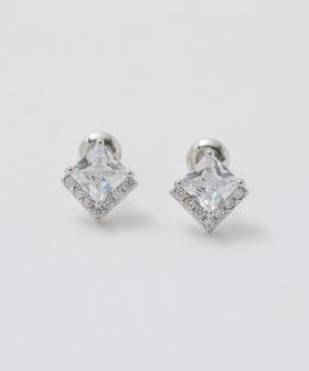 UNITED ARROWS/スクエア パヴェ ピアス/ピアス（両耳用）