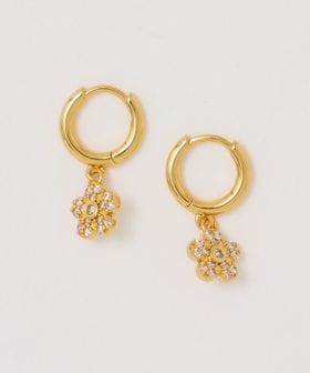 UNITED ARROWS/ミニフラワー&フープ ピアス/ピアス（両耳用）