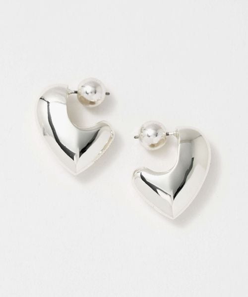 in mood/＜in mood＞MLT ハート ピアス SV/ピアス（両耳用）