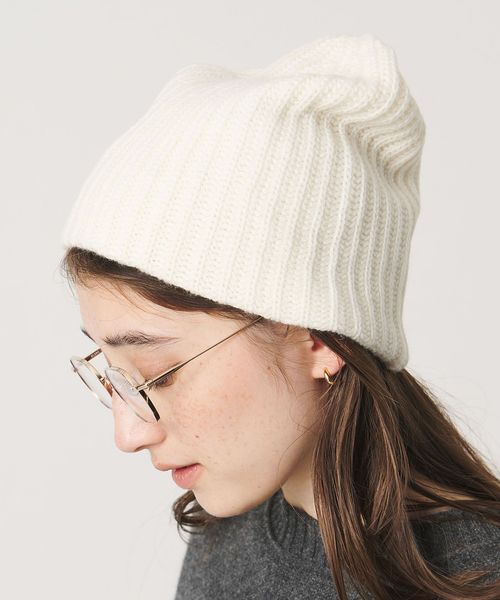 UNITED ARROWS/ウール/カシミヤ アゼ ニットキャップ/ニットキャップ