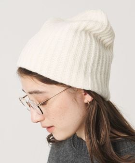 UNITED ARROWS/ウール/カシミヤ アゼ ニットキャップ/ニットキャップ