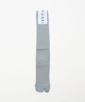 YUQRI/＜YUQRI＞リブ TABI ロングソックス/ソックス / 靴下