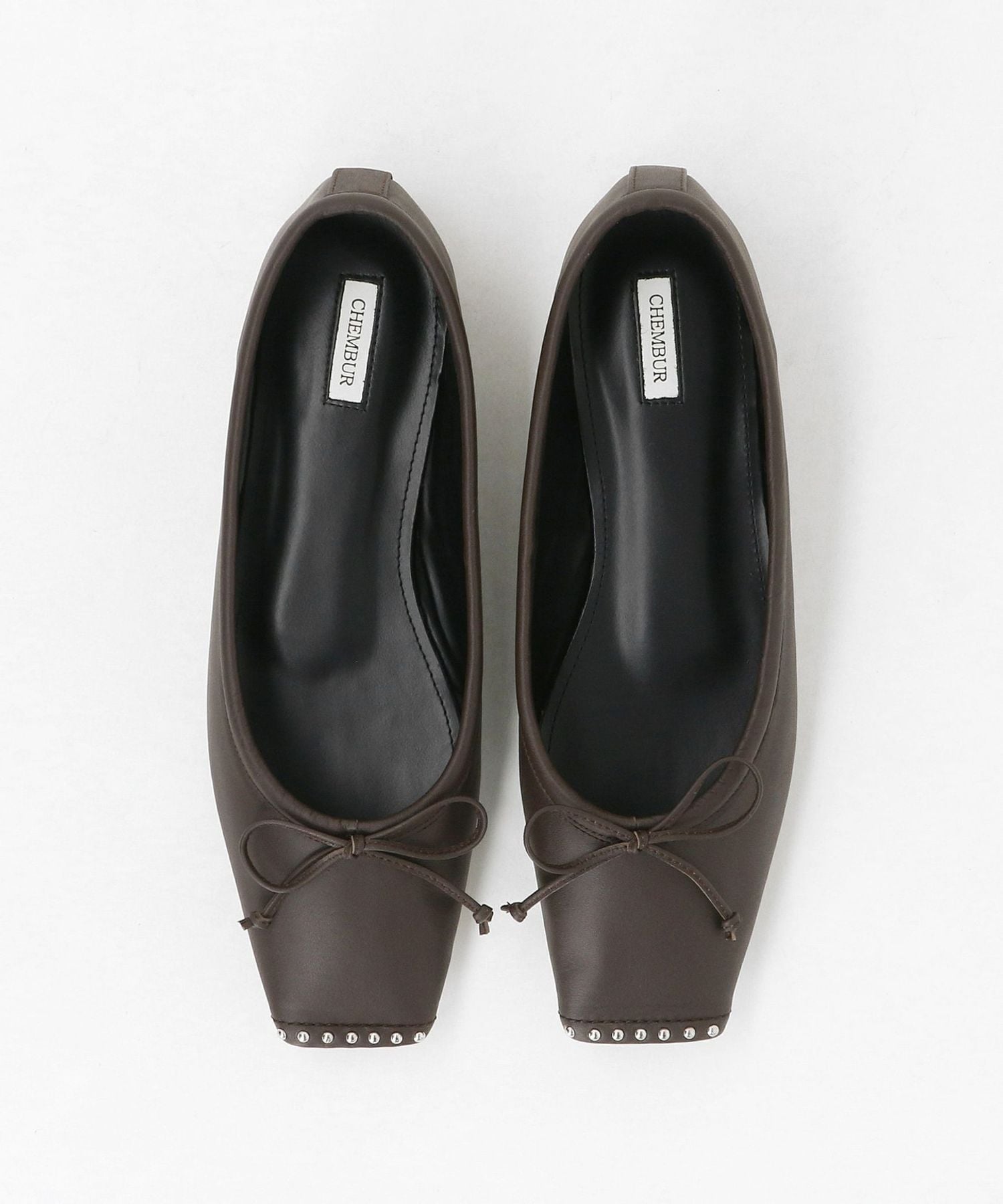 別注】＜CHEMBUR＞SQ STUDS バレエシューズ