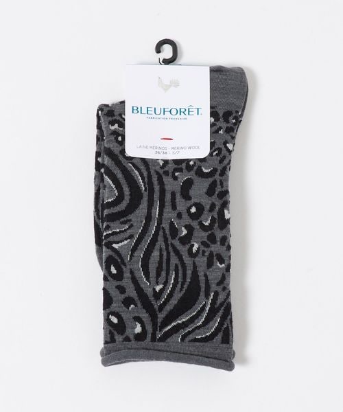 BLEU FORET/＜BLEU FORET＞レオパード ソックス/ソックス / 靴下