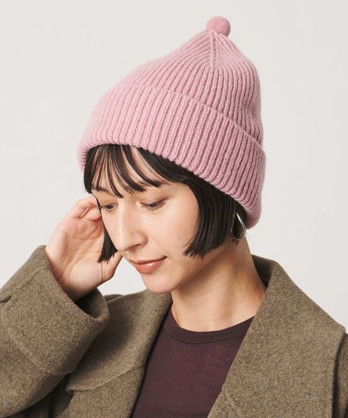 MACKIE/【別注】＜MACKIE＞ポンポン ニットキャップ/ニットキャップ