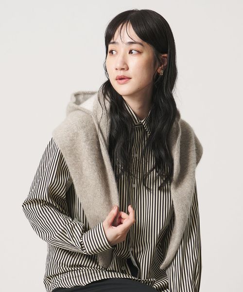 UNITED ARROWS/フォックス カシミヤ フーデッド ストール/ストール / マフラー