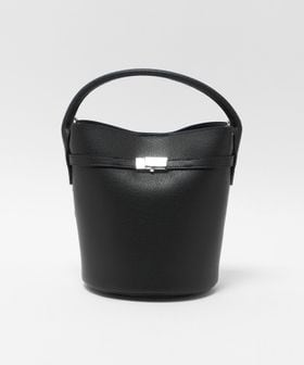 UNITED ARROWS/スクエアメタル バケットバッグ/トートバッグ