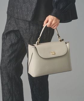 UNITED ARROWS/ダブルフェイス ワンハンドル バッグ/ハンドバッグ / クラッチバッグ