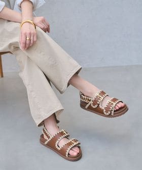 UNITED ARROWS/ナチュラル 2ライン サンダル/サンダル