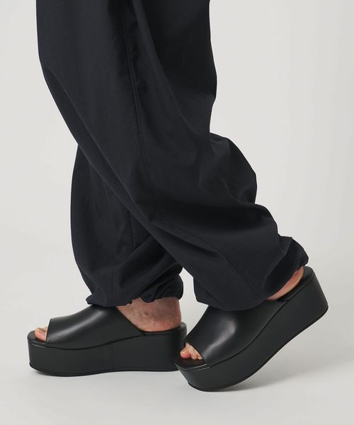 UNITED ARROWS/レザー プラットフォーム ミュール/サンダル/サンダル