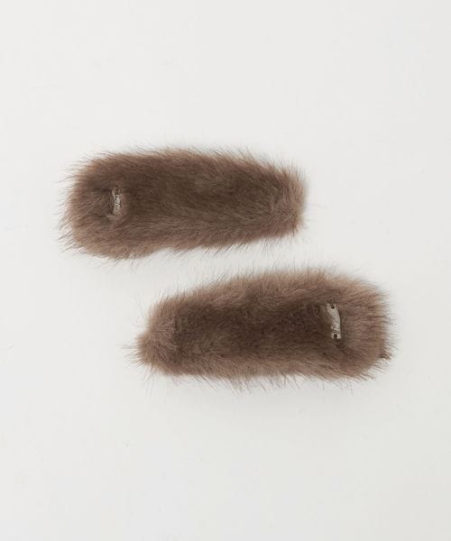 heyep/＜heyep＞F/FUR ヘアクリップ 2SET/ヘアアクセサリー