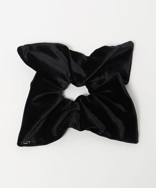 heyep/＜heyep＞VEL スクエア シュシュ/ヘアアクセサリー