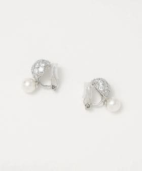 UNITED ARROWS/パヴェボール＆イミテーションパール イヤリング/イヤリング