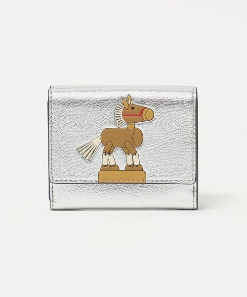 ANYA HINDMARCH/＜ANYA HINDMARCH＞HORSE 三つ折り ウォレット/財布