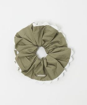 UNITED ARROWS/バイカラー パイピング シュシュ/ヘアアクセサリー