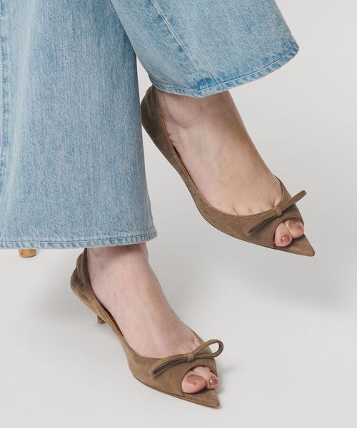 PIPPICHIC/【一部別注】＜PIPPICHIC＞CHRISTEL リボン パンプス/パンプス