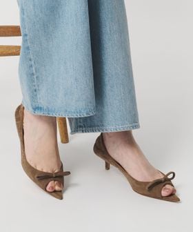 PIPPICHIC/【一部別注】＜PIPPICHIC＞CHRISTEL リボン パンプス/パンプス