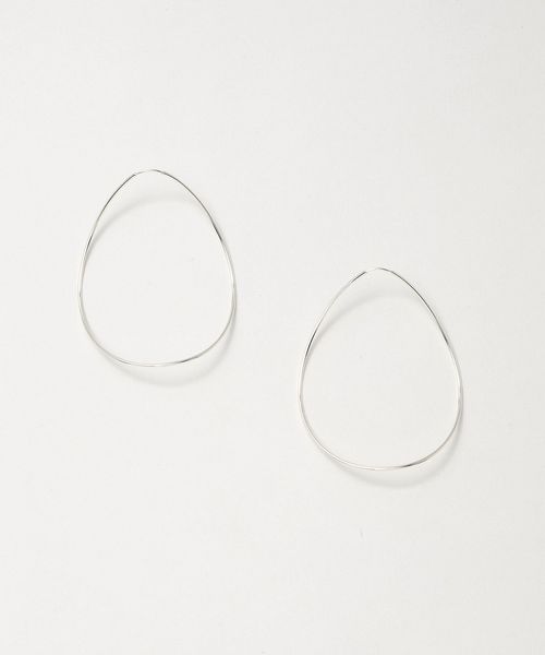 BAR JEWELLERY/＜BAR JEWELLERY＞SILHOUETTE ピアス SV/ピアス（両耳用）