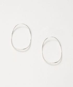 BAR JEWELLERY/＜BAR JEWELLERY＞CONTOUR ピアス SV/ピアス（両耳用）