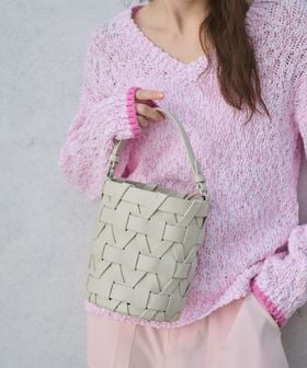 UNITED ARROWS/パネル メッシュ バケットバッグ/ショルダーバッグ