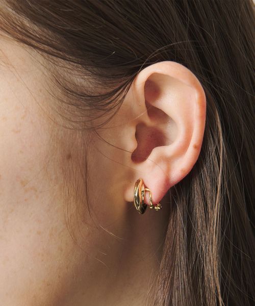 UNITED ARROWS/カービングC イヤリング/イヤリング