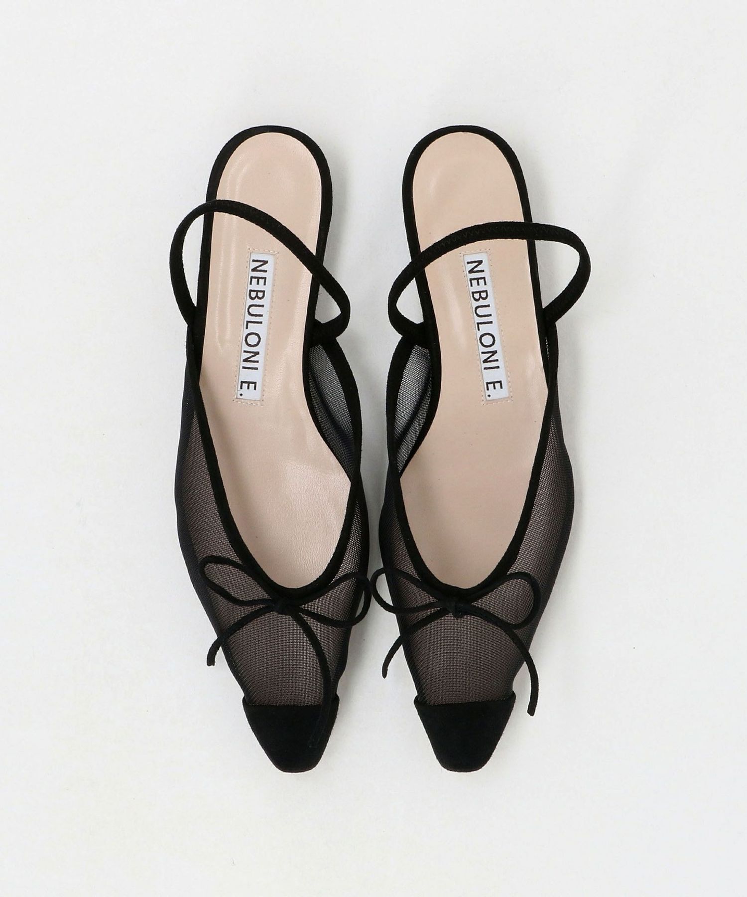 NEBULONI E.＞メッシュリボン ミュール/サンダル