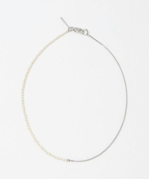 AYUS/＜AYUS＞パール V/CHN ネックレス/ネックレス