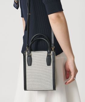 UNITED ARROWS/キャンバスコンビ ミニトートバッグ/トートバッグ