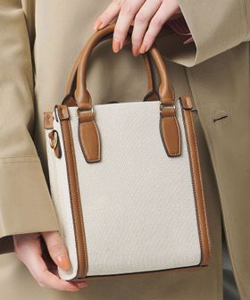 UNITED ARROWS/キャンバスコンビ ミニトートバッグ/トートバッグ