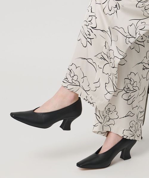 UNITED ARROWS/ポインテッド スクエアトゥ パンプス/パンプス