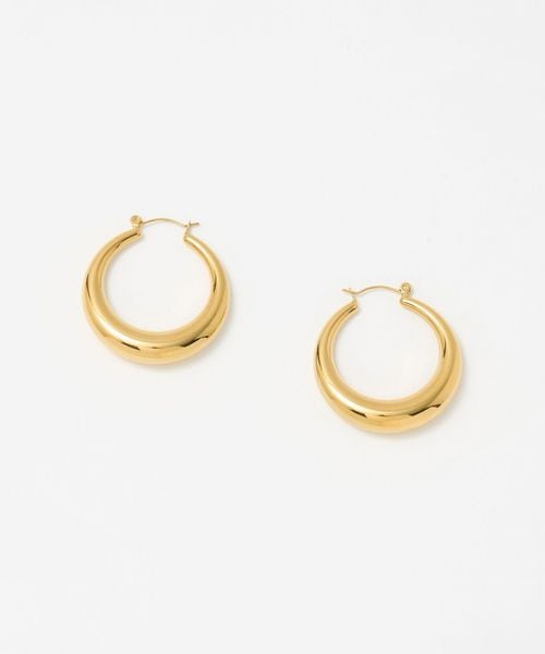 UNITED ARROWS/テーパード フープ ピアス/ピアス（両耳用）