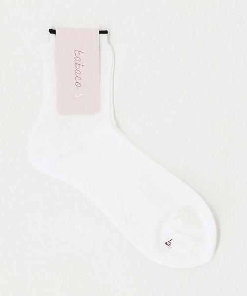 babaco/＜babaco＞CTN リブ ソックス/ソックス / 靴下