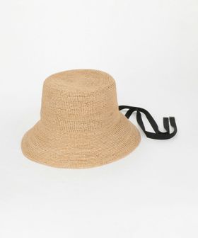 UNITED ARROWS/ラフィア/リボン ハット UV/ハット