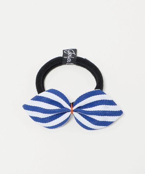 Jennifer Ouellette/＜Jennifer Ouellette＞ストライプ リボン ポニー/ヘアゴム/ヘアアクセサリー