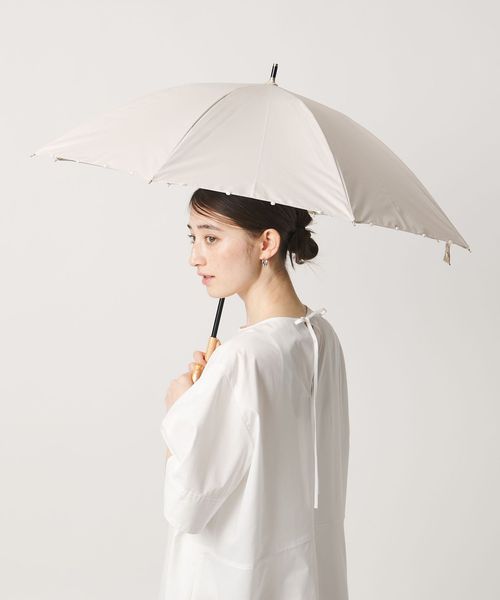 UNITED ARROWS/無地×淡水パール 晴雨兼用 長傘/傘 / レインウェア