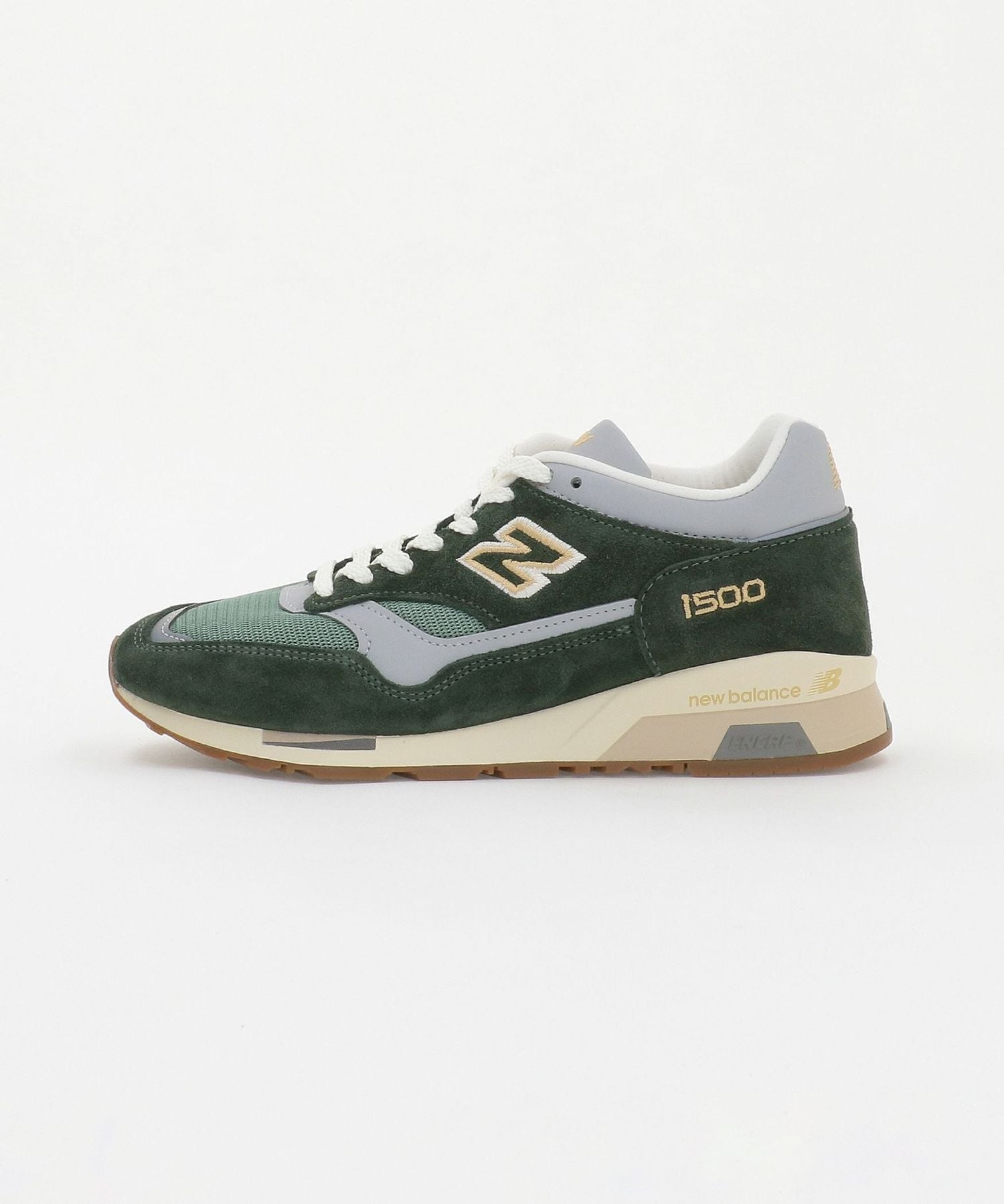 New Balance 1500 イエロー/グリーン/バーガンディ