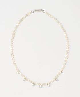 UNITED ARROWS/貝パール&ビジュー ネックレス/ネックレス