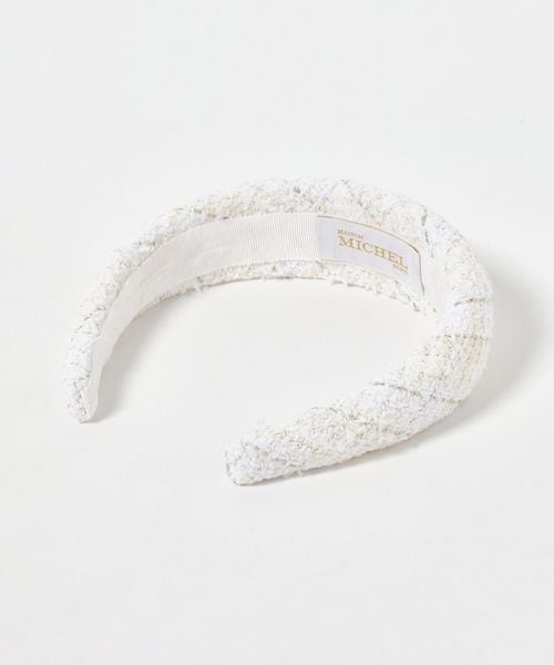 MAISON MICHEL/＜MAISON MICHEL＞ツイードライク ヘッドバンド/ヘアアクセサリー