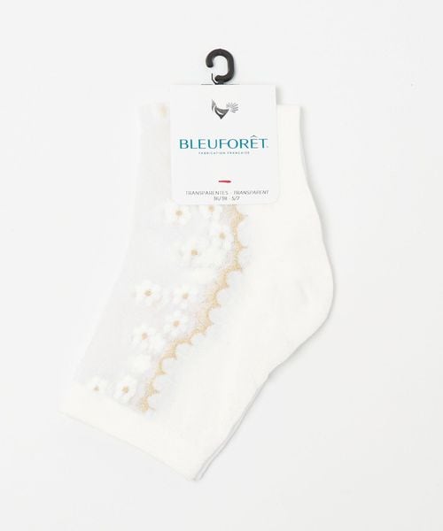 BLEU FORET/＜BLEU FORET＞シアー フラワー ソックス/ソックス / 靴下