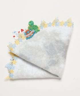 近沢レース店/【WEB限定】＜近沢レース店＞月でまちあわせ ハンカチ/ハンカチ / バンダナ