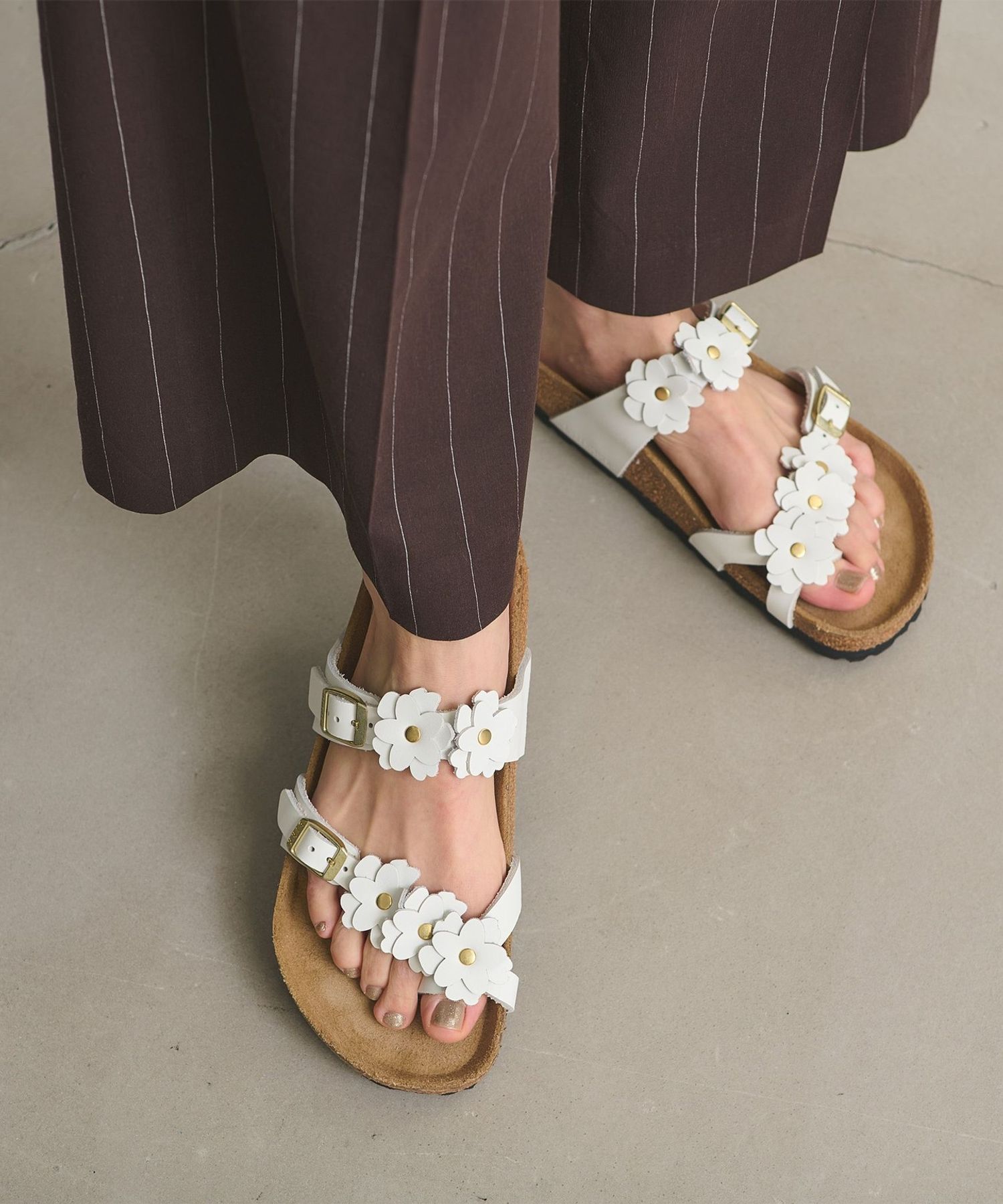国内EXCLUSIVE】＜BIRKENSTOCK＞MAYARI フラワー サンダル