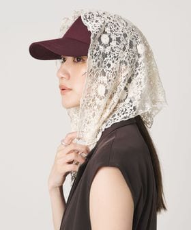 TRESSE/【別注】＜TRESSE＞レーススカーフ＆キャップ/キャップ