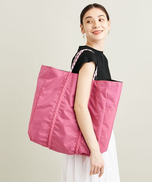 即日発送!<NOMADIS>SAC ロゴ リバーシブル トートバッグ L