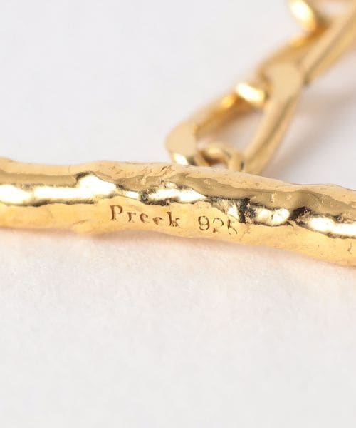 Preek YU-KIN LARIETTE BRACELET ゴールドプレート PREEK＞YU―KIN LARIETTE BRACELET GOLD PLATED/ブレスレット