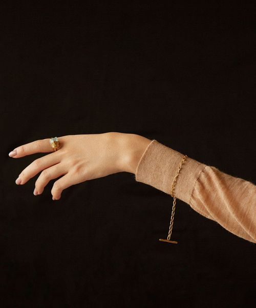 Preek YU-KIN LARIETTE BRACELET ゴールドプレート PREEK＞YU―KIN LARIETTE BRACELET GOLD PLATED/ブレスレット