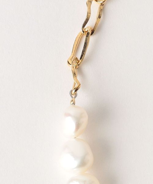 PREEK＞BAROQUE PEARL CHAIN NECKLACE 42/ネックレス