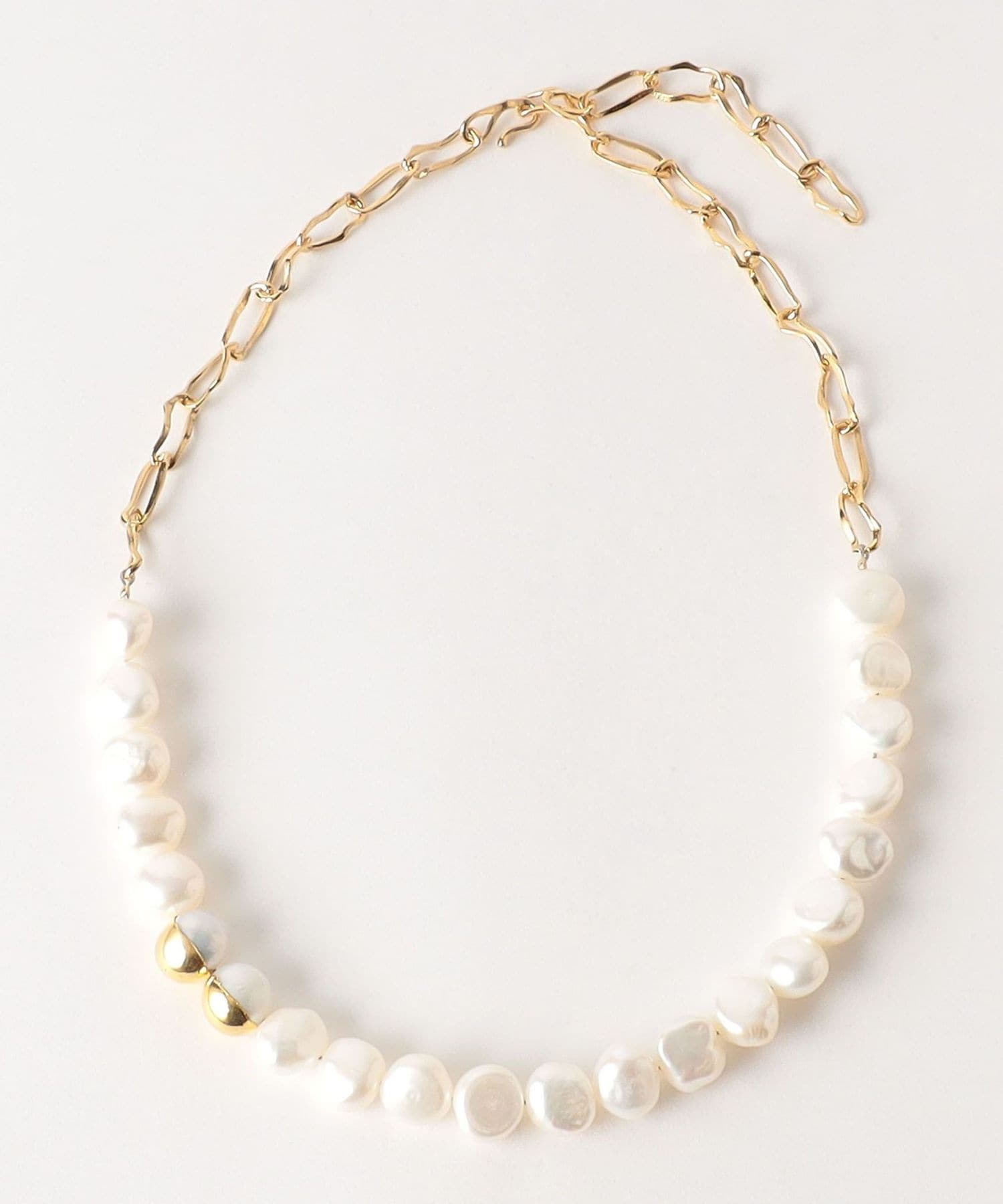 PREEK＞BAROQUE PEARL CHAIN NECKLACE 42/ネックレス