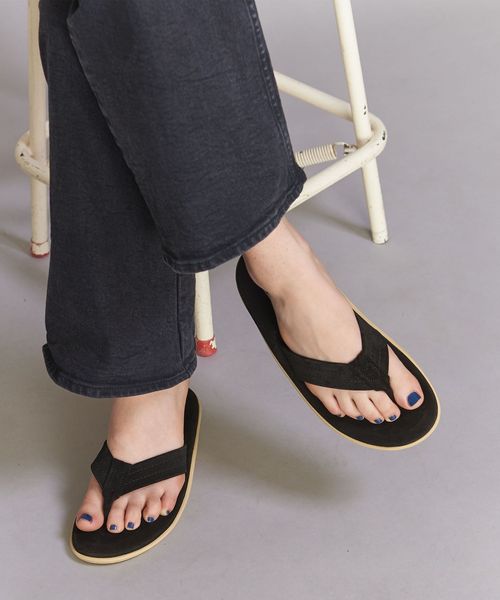 Bespoke] \u003cISLAND SLIPPER\u003e Suede tong 