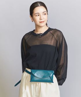 新品未使用】マヌエラ レザー ポーチベルト 2way ショルダーバッグ