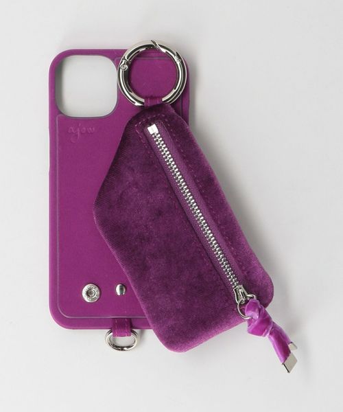 BEAUTY&YOUTH UNITED ARROWS - ajew iPhone12 ベルベットチェーンケース 1800023S0255_l1_a043.jpg